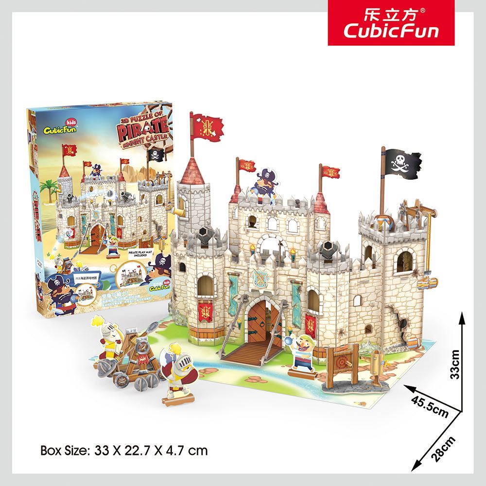 3D PUZZLE - PIRATE KNIGHT CASTLE – Little Prince Little Princess