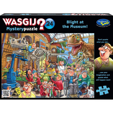 HOLDSON PUZZLE - WASGIJ MYSTERY 24, 1000PC (BLIGHT AT THE MUSEUM!)