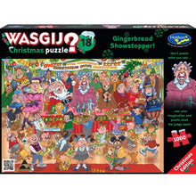 Load image into Gallery viewer, HOLDSON PUZZLE - WASGIJ CHRISTMAS 18, 1000PC (GINGERBREAD SHOWSTOPPER)