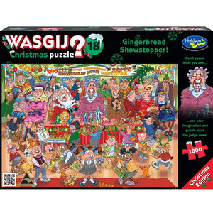 HOLDSON PUZZLE - WASGIJ CHRISTMAS 18, 1000PC (GINGERBREAD SHOWSTOPPER)