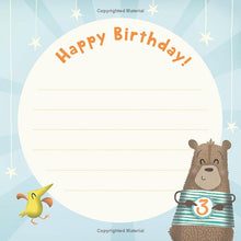 Load image into Gallery viewer, WOW! You&#39;re Three birthday book