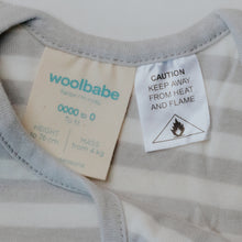 Load image into Gallery viewer, Woolbabe 3 Seasons Front Zip Merino/Organic Cotton Sleeping Bag - Midnight