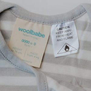 Woolbabe 3 Seasons Front Zip Merino/Organic Cotton Sleeping Bag - Midnight