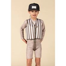 Load image into Gallery viewer, Swim Vests Brown Stripe