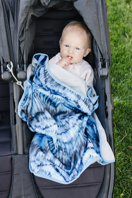 2024 THERM All-Weather Hooded Blanket - Stone Tie Dye