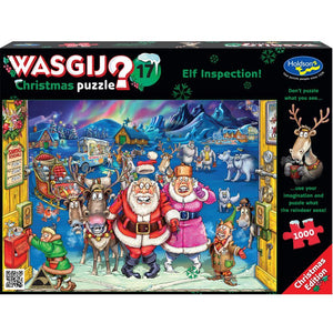 WASGIJ CHRISTMAS 17, 1000PC (ELF INSPECTION!)