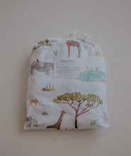 Load image into Gallery viewer, Snuggle Hunny Safari | Fitted Cot Sheet