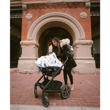 Load image into Gallery viewer, Muslin Car Seat Capsule Canopy Cover V2 - Dino Friends