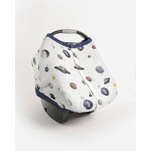 Load image into Gallery viewer, Muslin Car Seat Capsule Canopy Cover V2 - Planetary