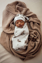 Load image into Gallery viewer, Snuggle Hunny Hazelnut | Diamond Knit Baby Blanket