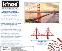 Load image into Gallery viewer, K&#39;NEX: Architecture - Golden Gate Bridge