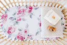 Load image into Gallery viewer, Lilac Skies | Bassinet Sheet / Change Pad Cover
