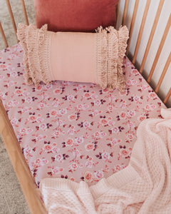 Snuggle Hunny Blossom | Fitted Cot Sheet
