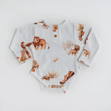 Load image into Gallery viewer, Lion Long Sleeve Bodysuit