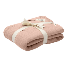 Load image into Gallery viewer, BIBS Muslin Swaddle, Organic (GOTS) Muslin - BLUSH