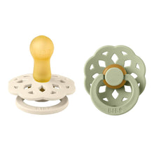 Load image into Gallery viewer, BIBS Boheme Pacifiers (2pk) - IVORY/SAGE