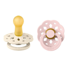 Load image into Gallery viewer, BIBS Boheme Pacifiers (2pk) - Ivory/Blossom