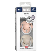 Load image into Gallery viewer, Bibs De Lux, Night Glow (2pk) Blush/Vanilla