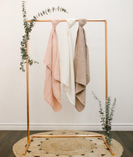 Load image into Gallery viewer, Lulujo Sand Waffle Blanket