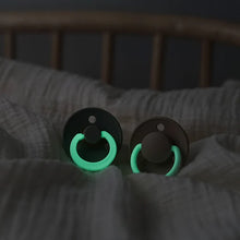 Load image into Gallery viewer, BIBS Colour, Night Glow Pacifiers (2pk) - BLUSH