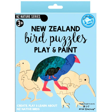 Paint & Puzzle NZ Bird Set