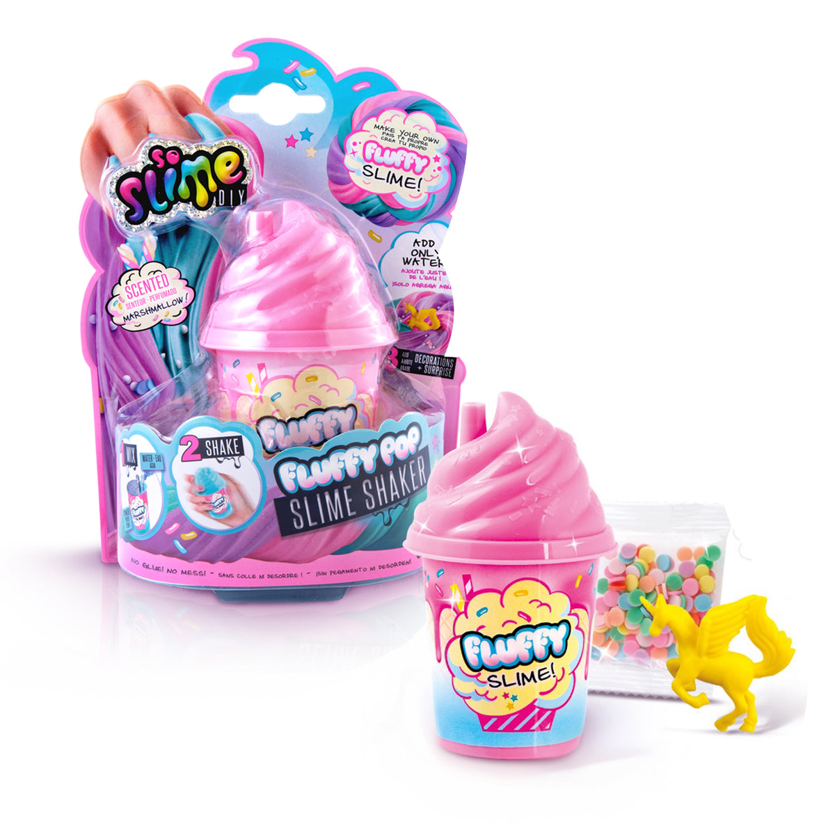 Chlapu Chlap Sparkling Slime - Slime da bagno per bambini, gelato al  lampone