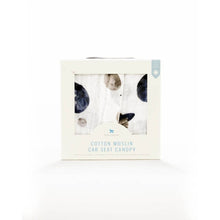 Load image into Gallery viewer, Muslin Car Seat Capsule Canopy Cover V2 - Planetary