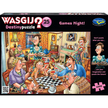 Load image into Gallery viewer, HOLDSON PUZZLE - WASGIJ DESTINY 25 - 1000PC (GAMES NIGHT!)