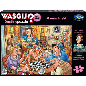 HOLDSON PUZZLE - WASGIJ DESTINY 25 - 1000PC (GAMES NIGHT!)