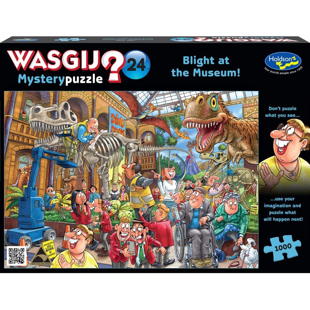 HOLDSON PUZZLE - WASGIJ MYSTERY 24, 1000PC (BLIGHT AT THE MUSEUM!)