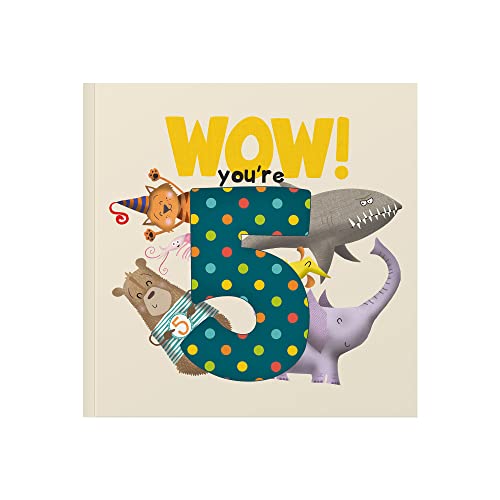 WOW! You're Five birthday book