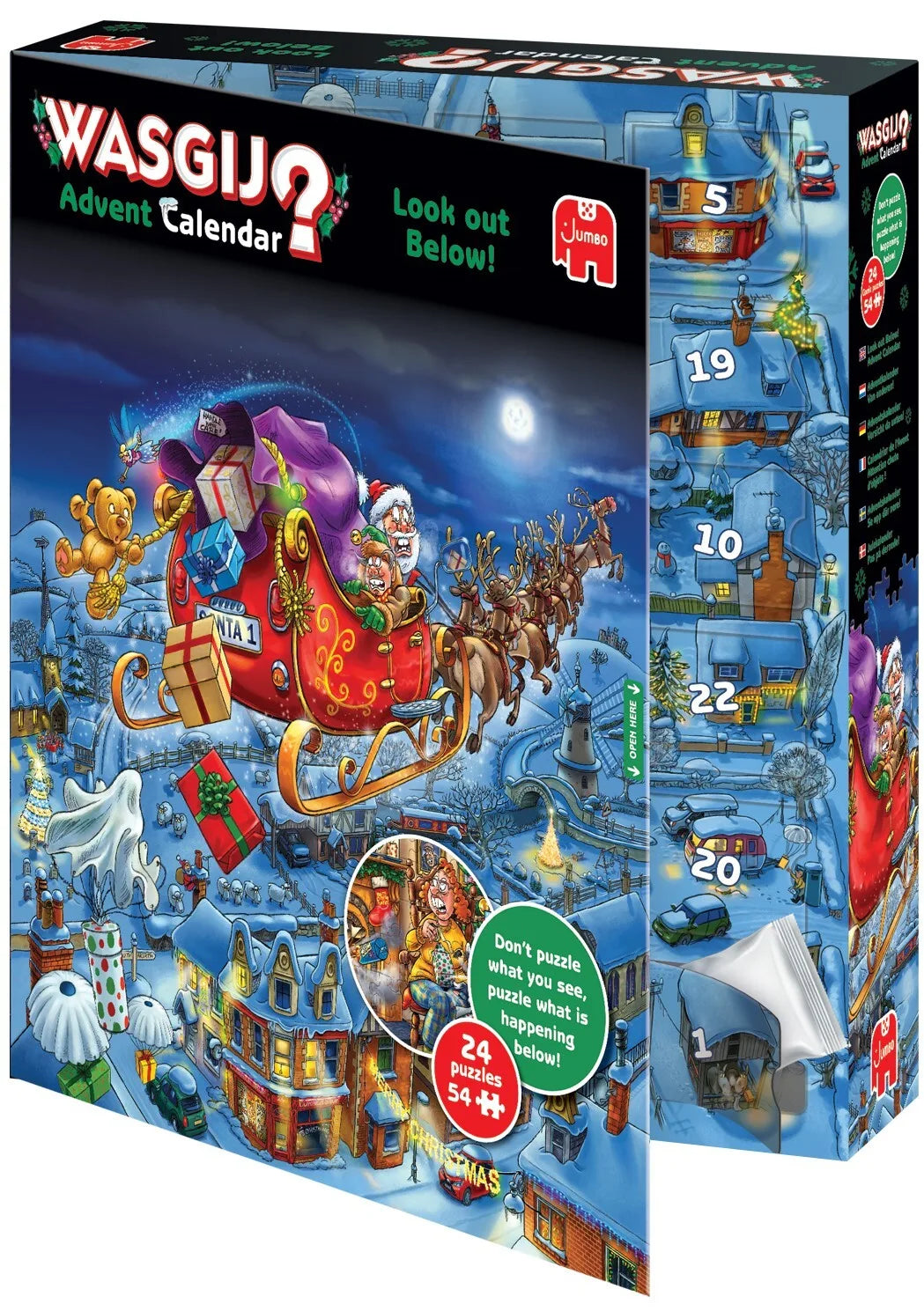 Wasgij?: Christmas Advent Calendar Puzzle (24x54pc Jigsaws)