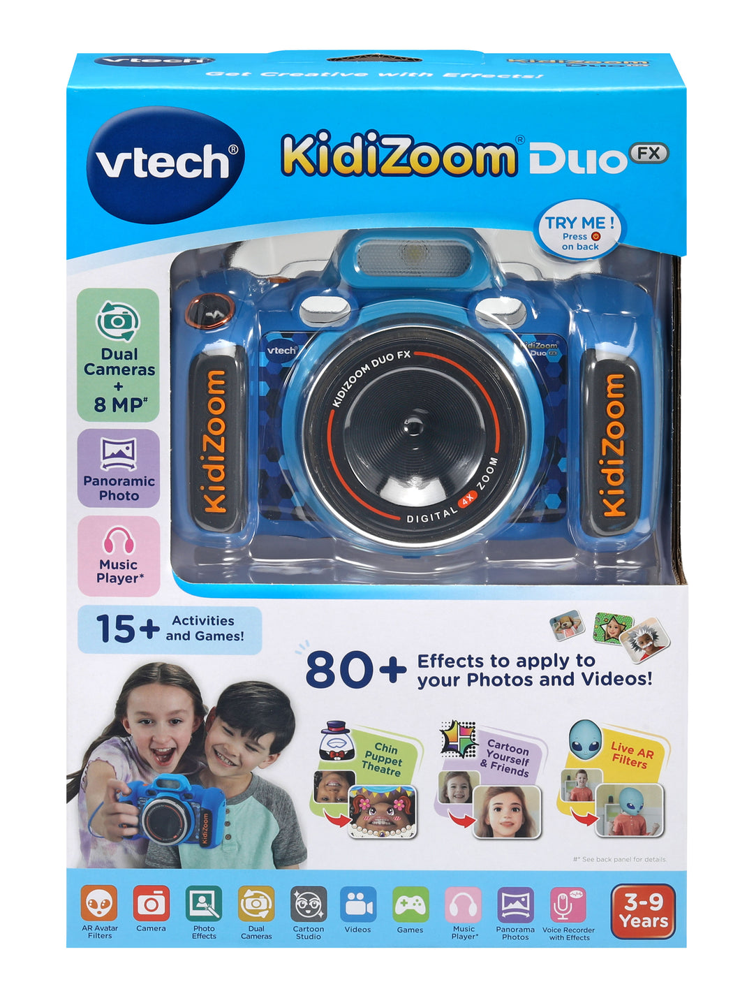 VTECH KIDIZOOM DUO FX CAMERA BLUE  *NEW*