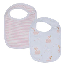 Load image into Gallery viewer, Living Textiles Bibs, 2 Pack (Swan Princess)