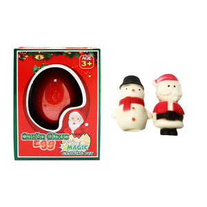 Xmas Growing Egg Santa & Snowman