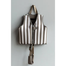 Load image into Gallery viewer, Swim Vests Brown Stripe