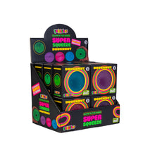 Load image into Gallery viewer, Smoosho’s Super Squeeze Glow-in-the-dark Doughnut