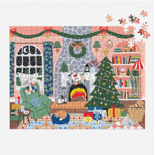 Load image into Gallery viewer, Home for the Holidays 500 Piece Advent Puzzle Calendar