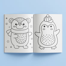 Load image into Gallery viewer, Kaleidoscope Sticker Colouring Too Cute Christmas