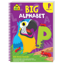 Load image into Gallery viewer, School Zone : Big Spiro Alphabet Workbook Age 3-5