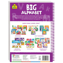 Load image into Gallery viewer, School Zone : Big Spiro Alphabet Workbook Age 3-5