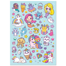 Load image into Gallery viewer, Coloring Scented Stickers Totally Magical - Kaleidoscope
