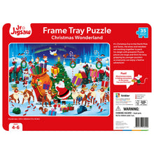Load image into Gallery viewer, Frame Tray 35pc Puzzle: Christmas Wonderland