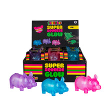 Load image into Gallery viewer, Smoosho’s Super Squeeze Glow-in-the-dark Pig