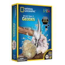 Load image into Gallery viewer, National Geographic Break Open 2 Real Geodes