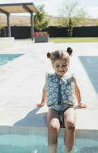 Load image into Gallery viewer, Swim Vests Sage Daisy
