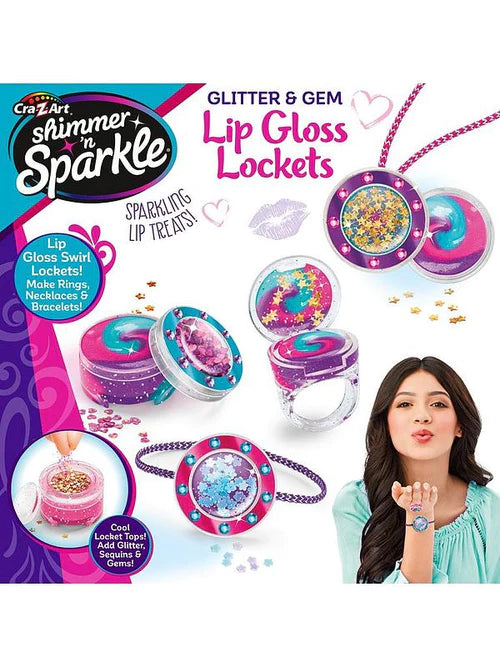 Shimmer & Sparkle Shimmer 'N' Sparkle Glitter & Gem Lip Gloss Lockets