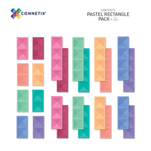 Load image into Gallery viewer, Connetix Pastel Rectangle Pack 24 pc