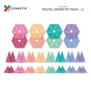 Connetix Pastel Geometry Pack 40 pc