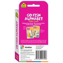 Load image into Gallery viewer, School Zone Flash Cards: Go Fish Alphabet Game Cards Ages 4+